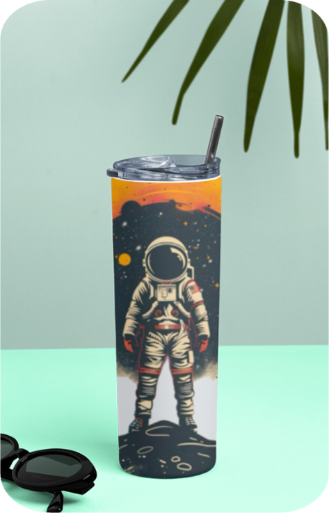 Space Tumbler bottle