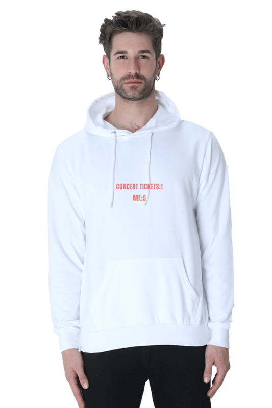 Concert Tickets Themed Hoodie