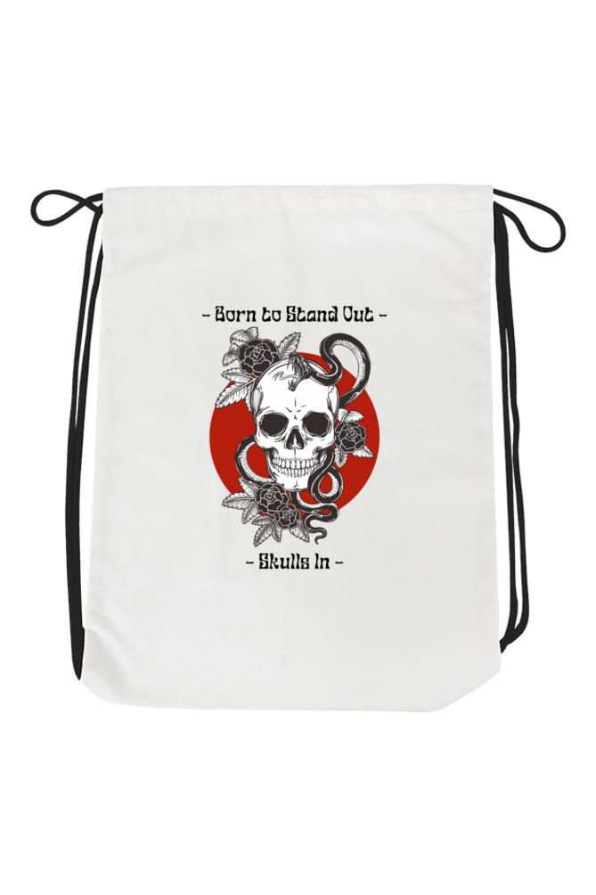 Born to Stand Out Drawstring Bag