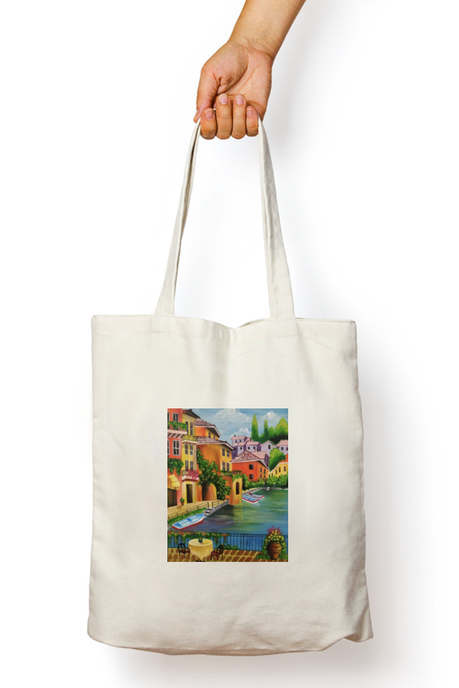 Beautiful City View Tote Bag - Print Pulse