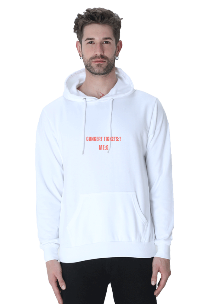 Concert Tickets Themed Hoodie