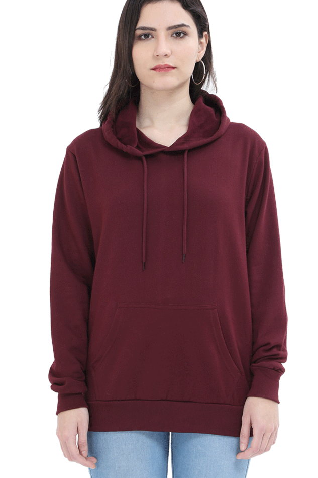 Just A Girl Hoodie - Print Pulse