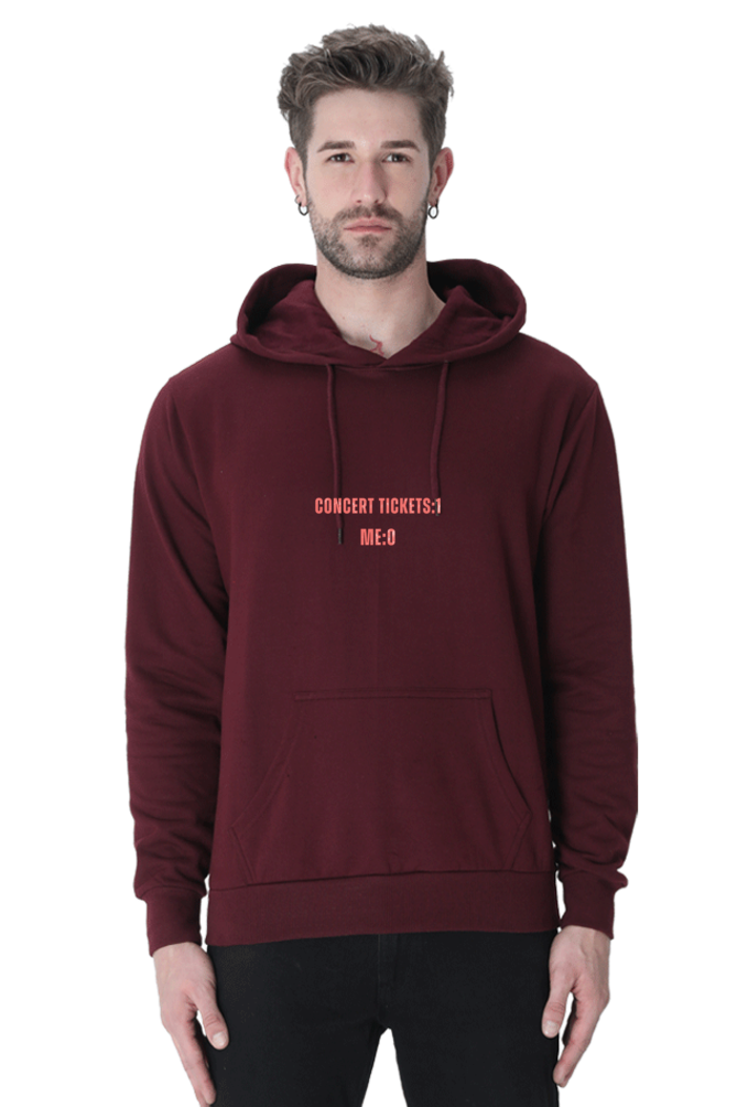 Concert Tickets Themed Hoodie