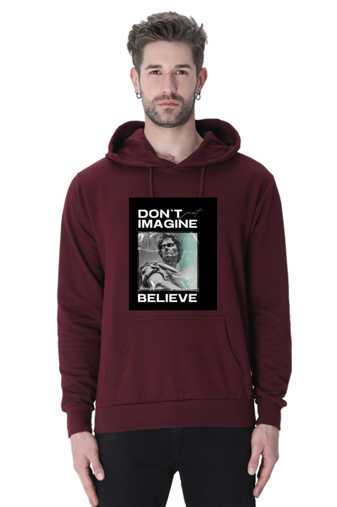 Don't Just Imagine BELIEVE Hoodie - Print Pulse