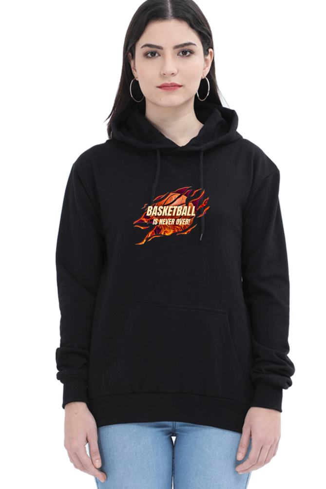 Basketball is Never Over Hoodie - Print Pulse