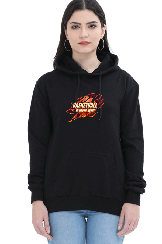 Basketball is Never Over Hoodie - Print Pulse