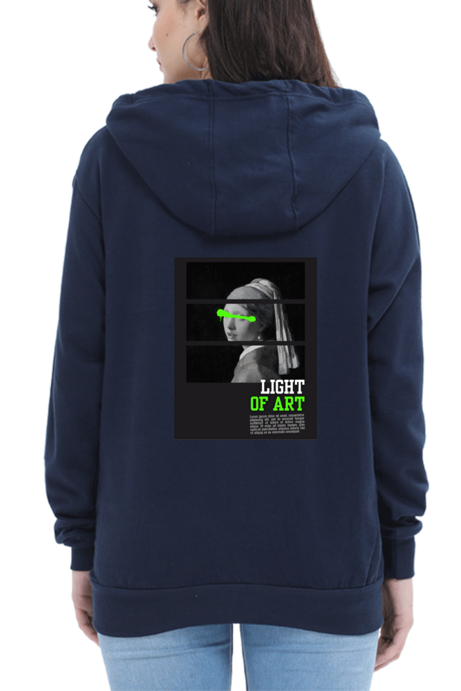 Light of Art Artistic Streetwear Hoodie - Print Pulse