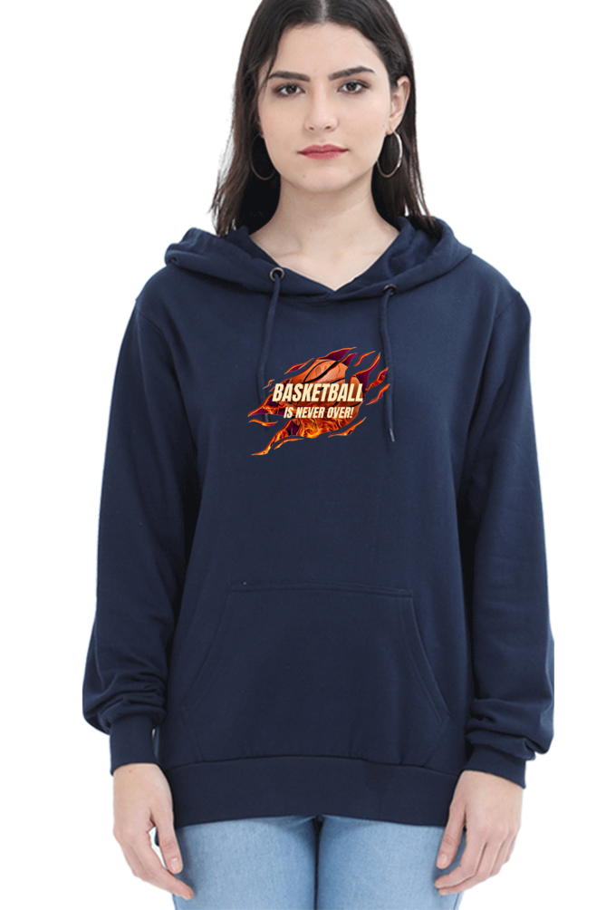 Basketball is Never Over Hoodie - Print Pulse