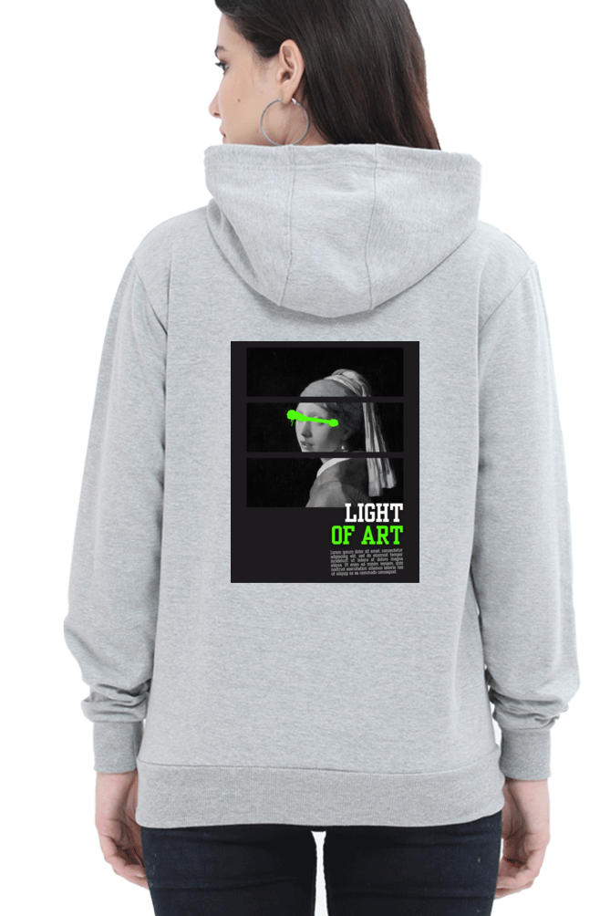 Light of Art Artistic Streetwear Hoodie - Print Pulse